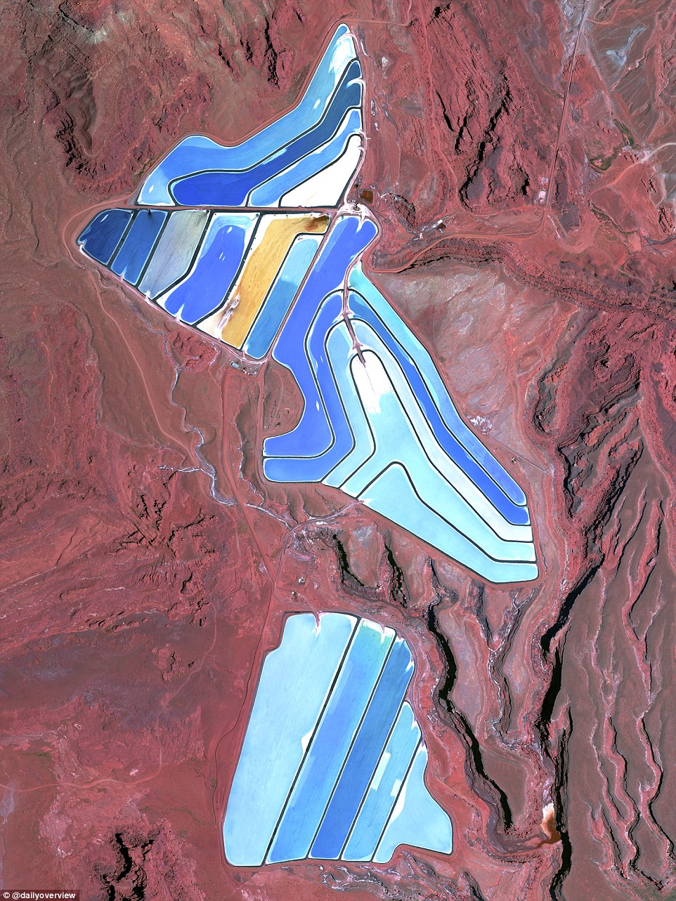 7. The Moab Potash Ponds, Utah, US